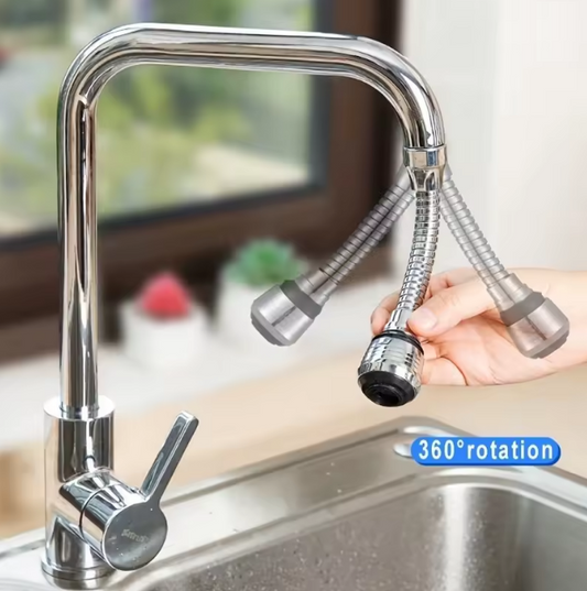 360° Faucet Extender – Anti-Splash Tap Attachment